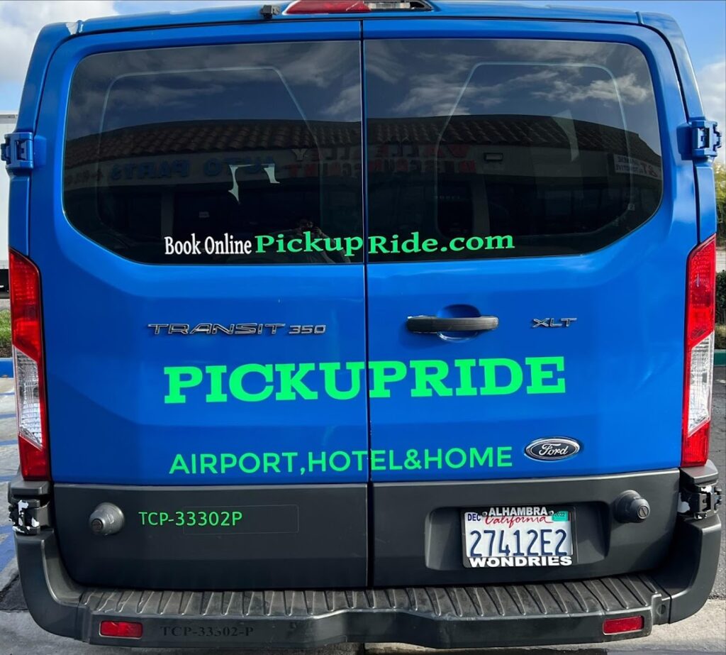 PickUpRide: best transpotation options from lax to disneyland California