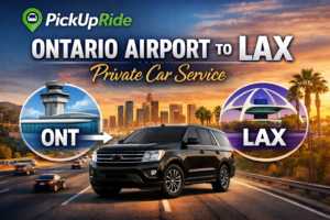 transportation between Ontario Airport and LAX