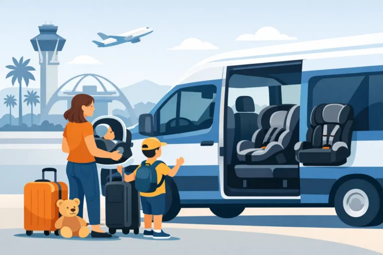 Book an LAX Shuttle With Car Seats for Families