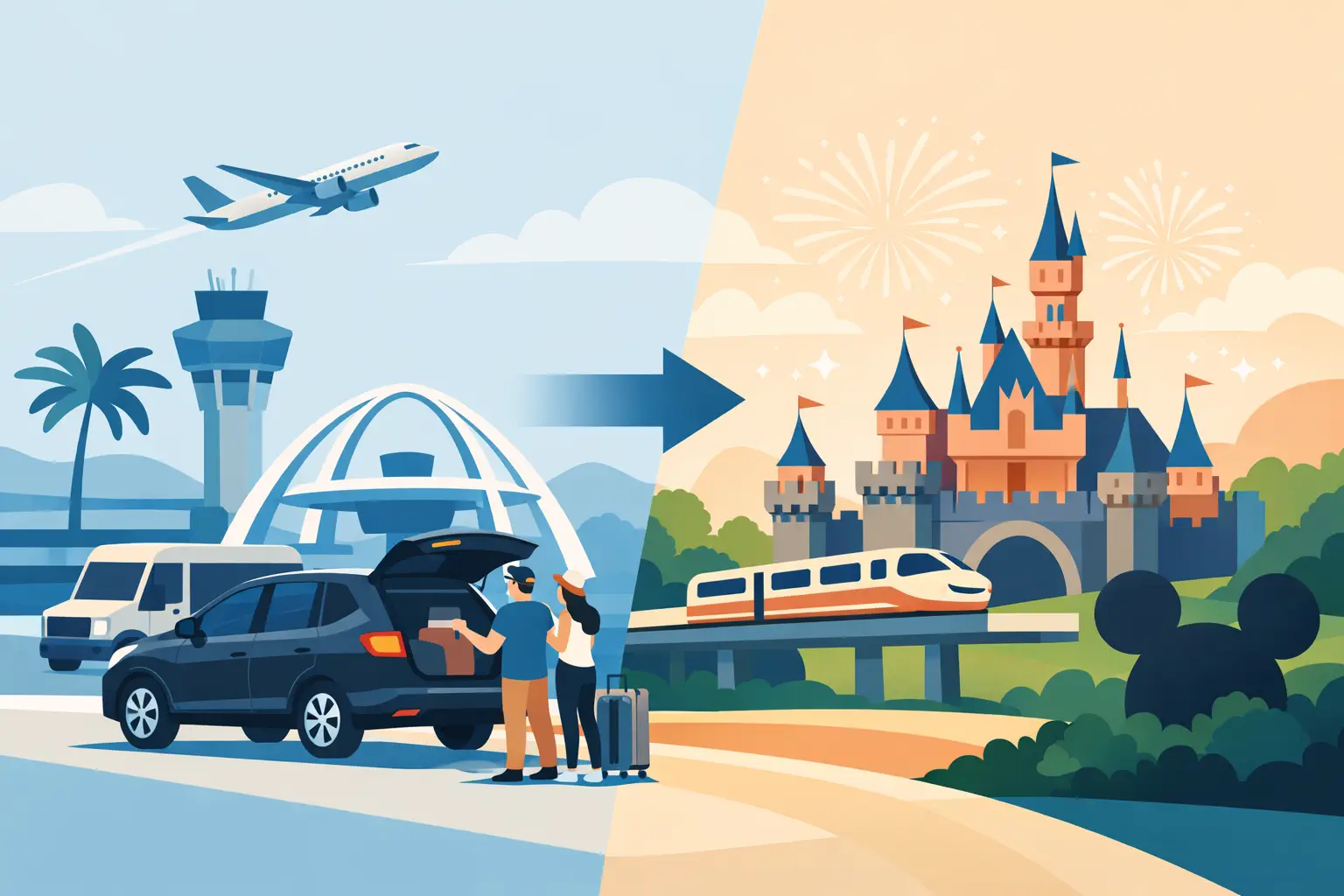 LAX Airport Transfer to Disneyland Made Easy