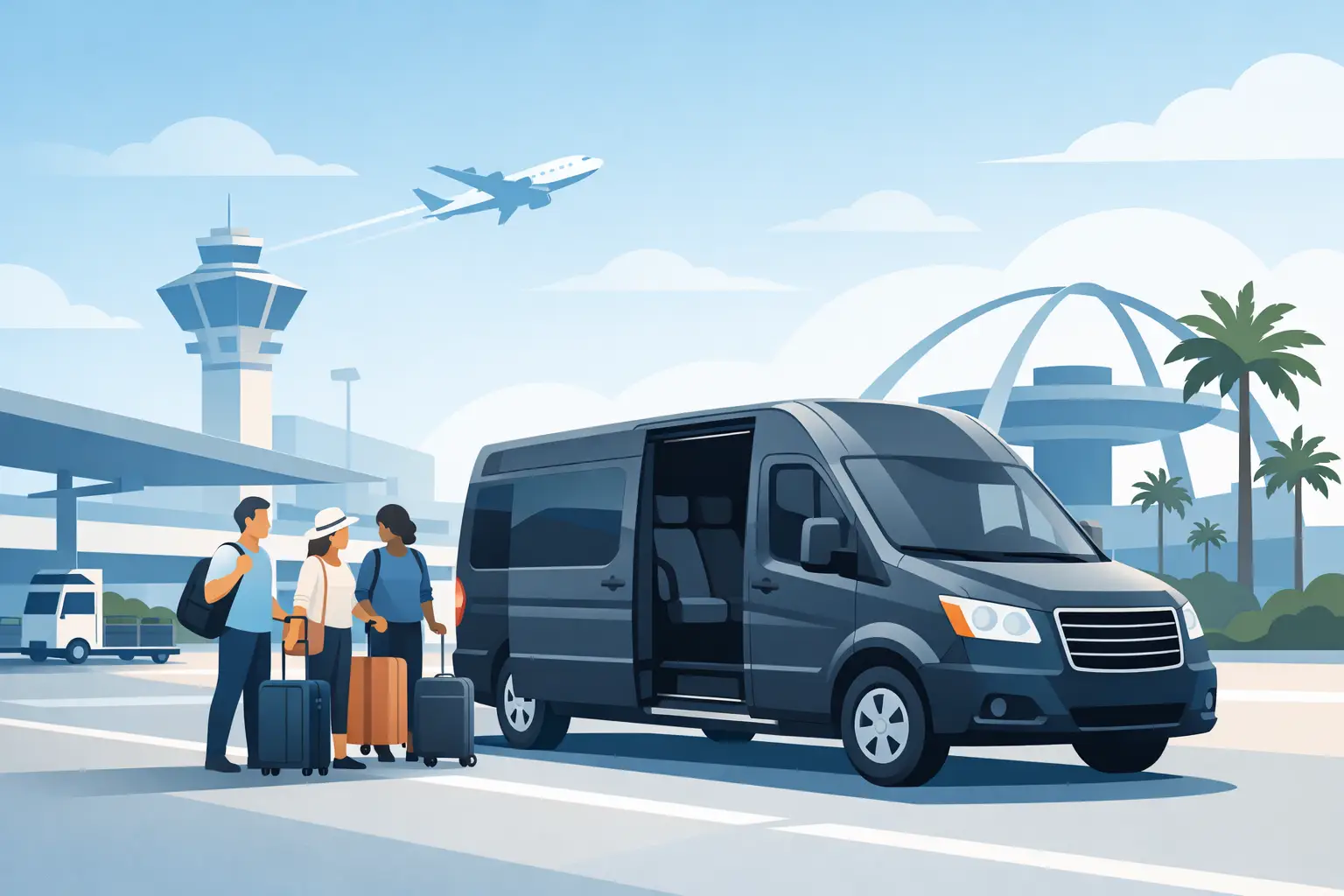 Private Van Service LAX for Easy Group Travel