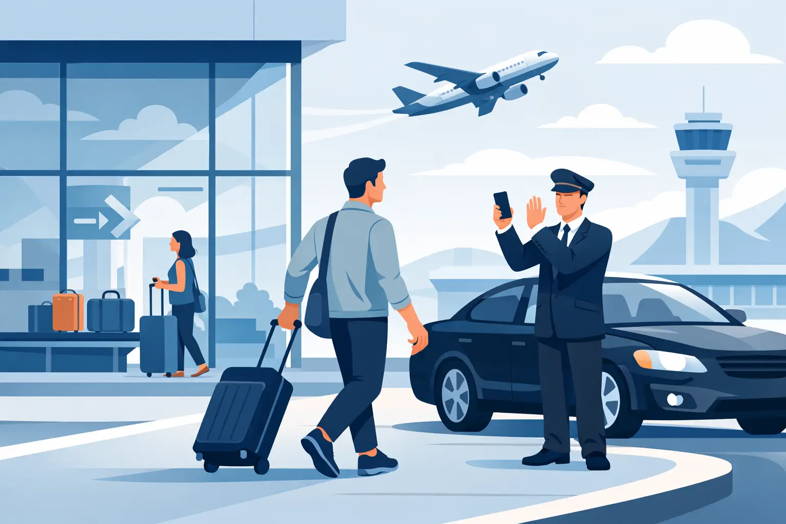 How Airport Pickup Works From Arrival to Ride