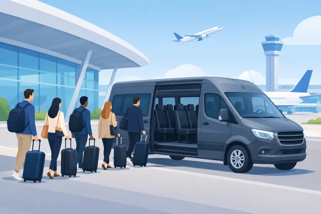 Choosing an Airport Van for 14 Passengers