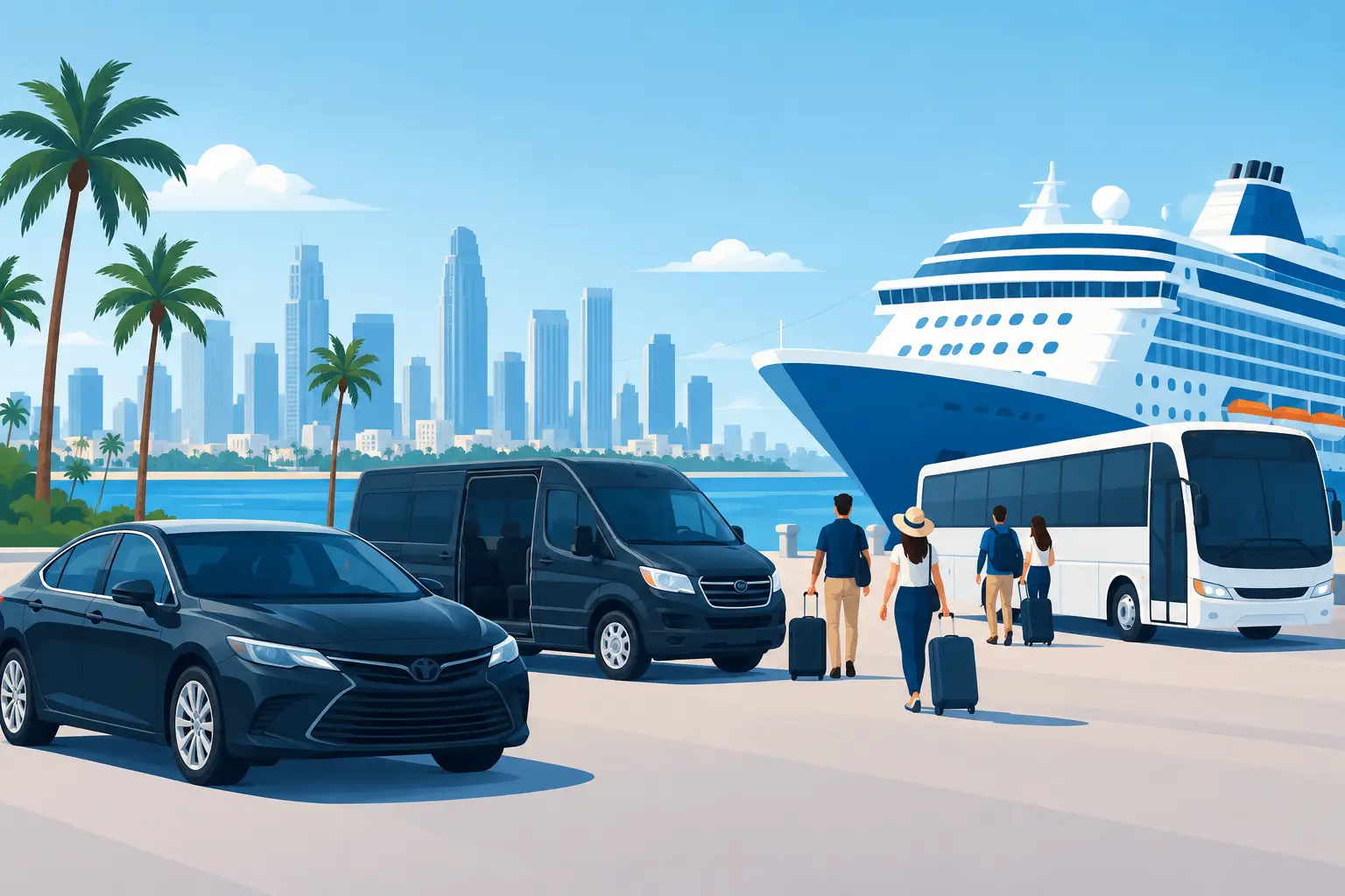 Los Angeles Cruise Transfer Options Explained