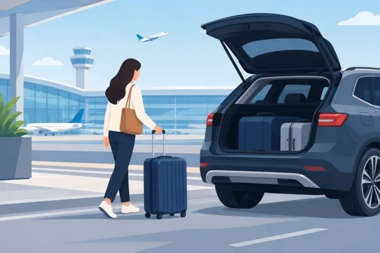 Airport Transportation With Luggage Space