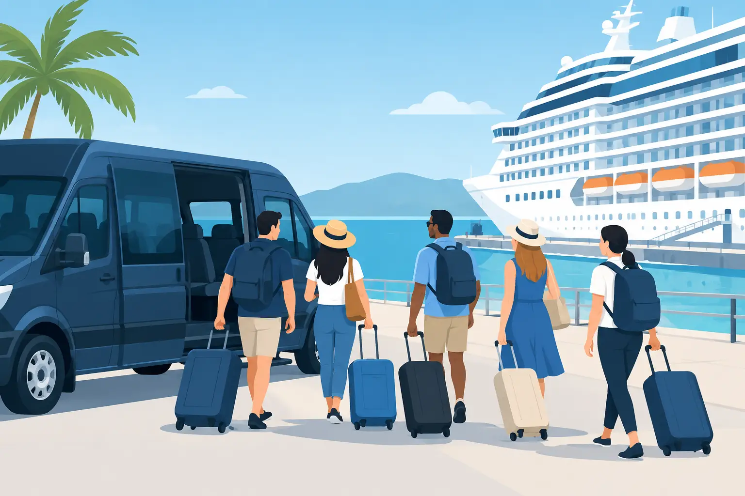 Best Cruise Port Transfer Options for Groups
